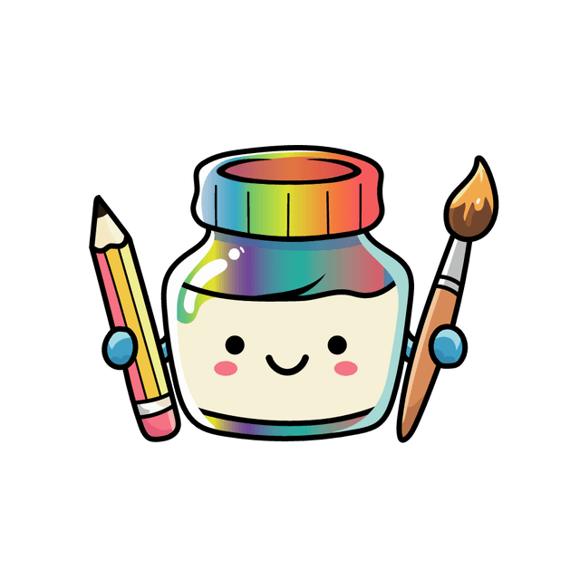 Inky, the Little Ink Club ink jar